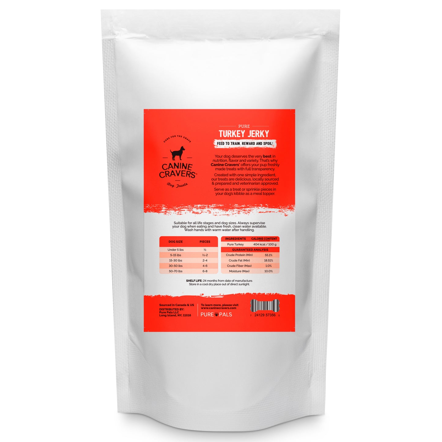 Pure Turkey Jerky 5.3 oz Bag