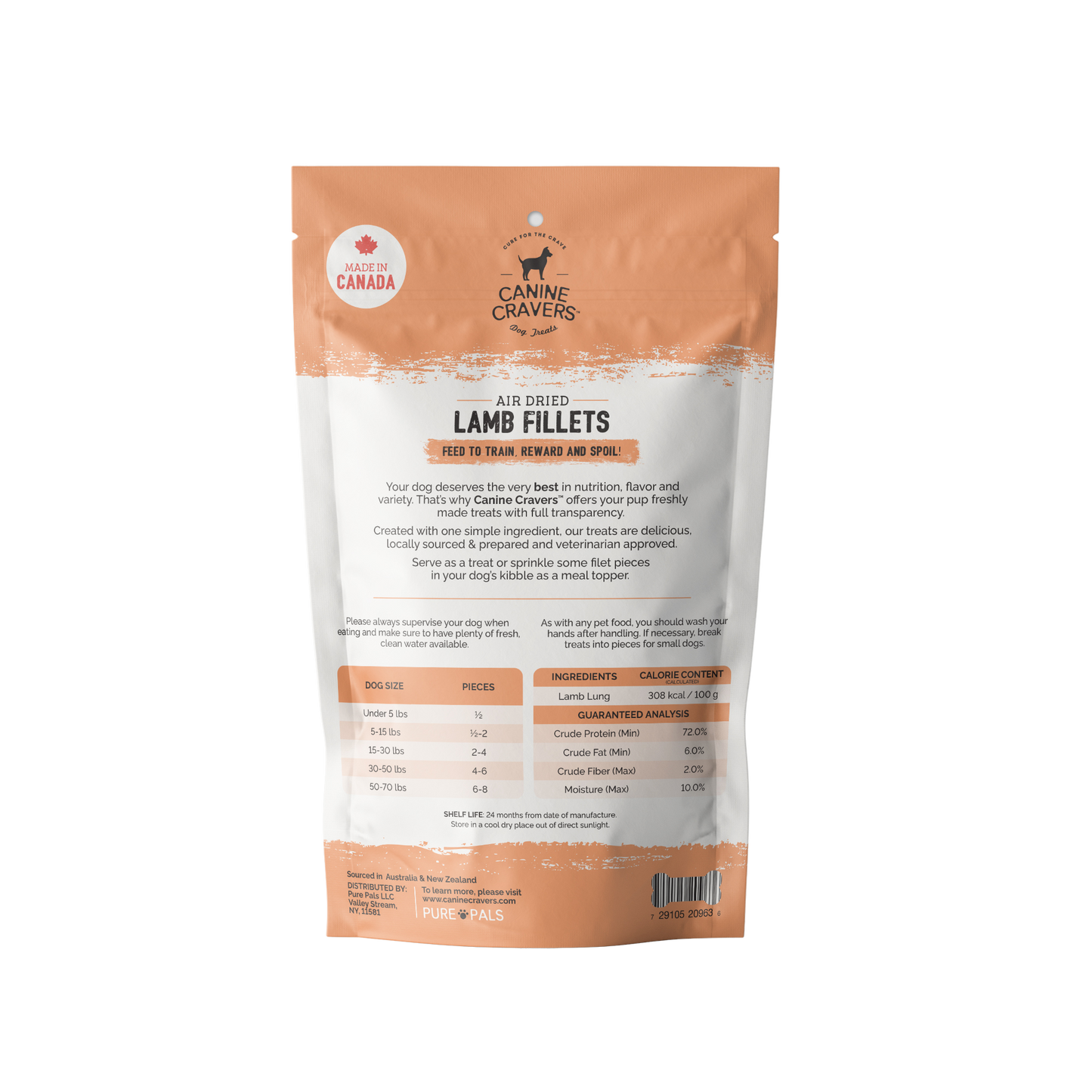 Premium Lamb Fillets 5.3 oz Bag