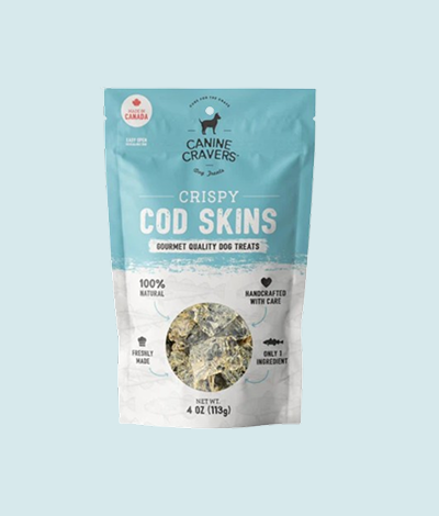 Crispy Cod Skins 4 oz Bag